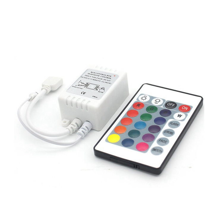 24 key infrared RGB RF LED controller  programmable